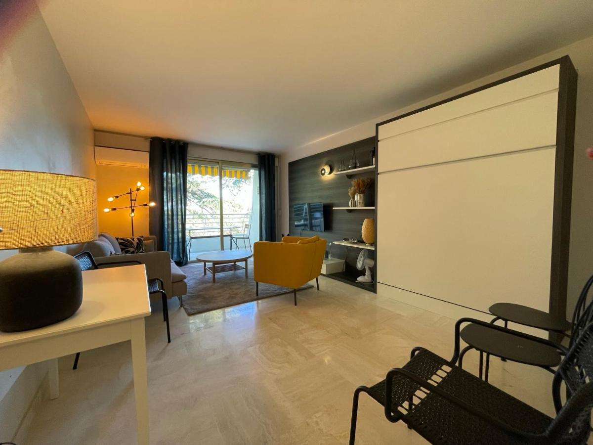 C012-Appartement Confortable Avec Piscine, Tennis Et Grand Parc Cannes Exterior photo